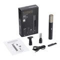 3-in-1 Rechargeable Nose Ear Eyebrow Trimmer for Men — USB Type-C, Digital Battery Display, 360° Rotary Painless Groomer