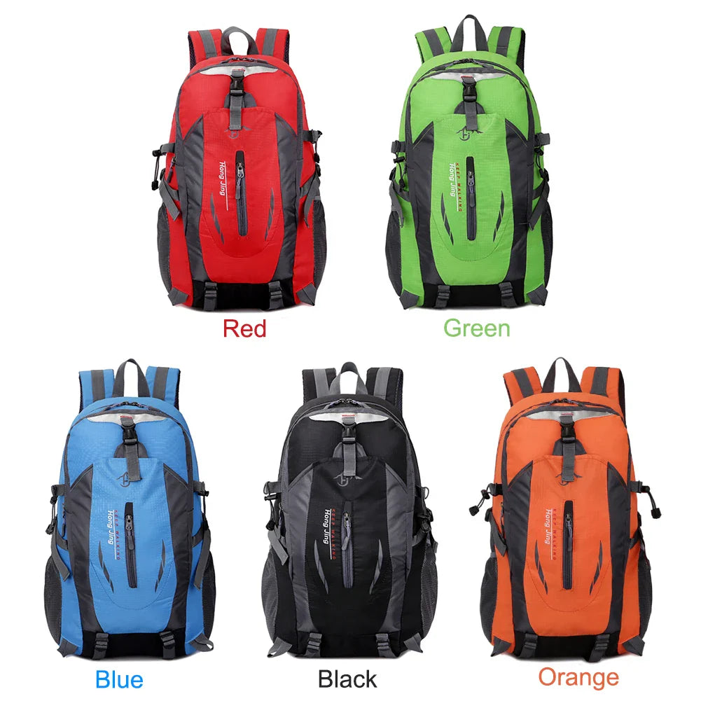 840D Polyester Camping Backpack – Water-Repellent Breathable Large-Capacity Travel, Fishing & Trekking Rucksack