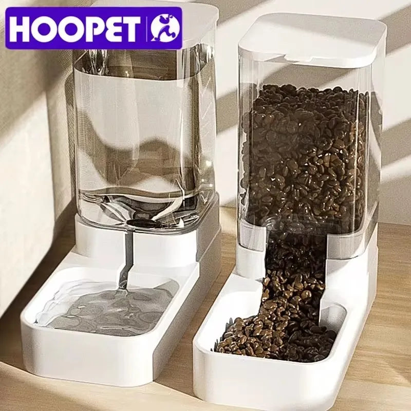 Pet Feeder & Drinker for Dogs - 200g Plastic Food Dispenser (PP+PE)