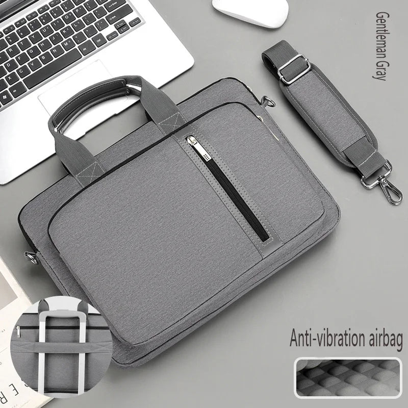 Unisex Waterproof Polyester Laptop Messenger Bag – Fits 13.3–14.1 in, 15–15.6 in, 17.3 in Laptops (36×27×3.5–45×30×3.5 cm)