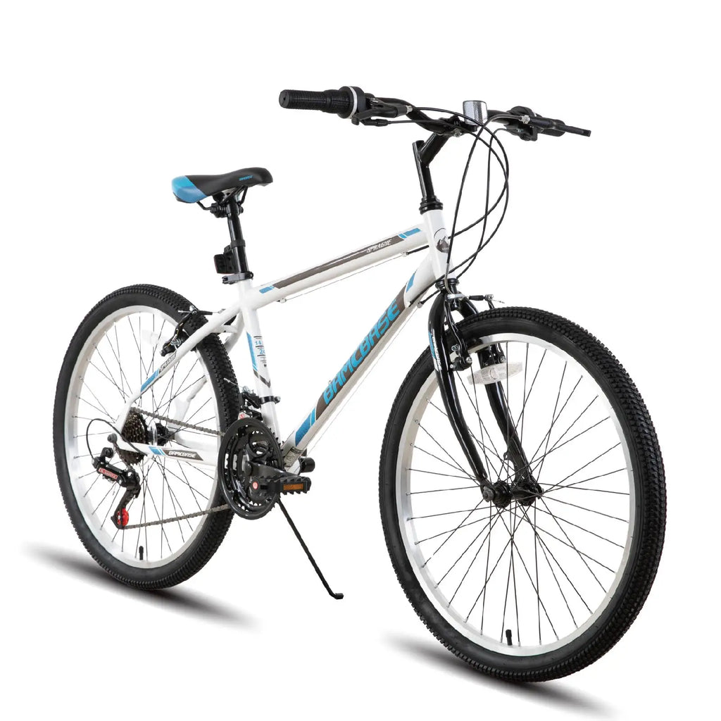 Unisex 24-inch & 26-inch Mountain Bike, 21-Speed, Chromoly Steel Frame, Dual V-Brake