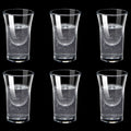 6-Pack Mini Stem Shot Glasses Set — 10/15/25 ml (0.34/0.51/0.85 fl oz) Clear Glass Mini Wine Cups for Sake & Spirits