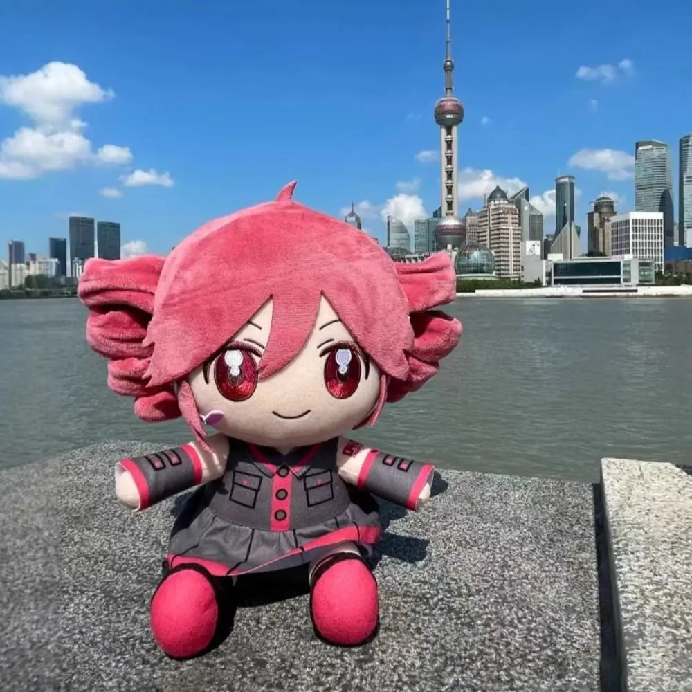 Kasane Teto Plush 20 cm (7.87 in) Soft Kawaii Vtuber Plushie Pillow Stuffed Toy for Kids & Adults