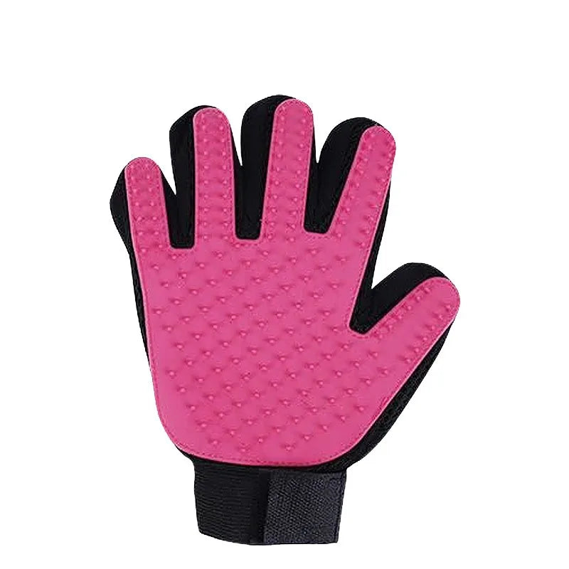 Multicolor Silicone Pet Grooming Gloves for Cats and Dogs – Reusable Hair Removal Mitt