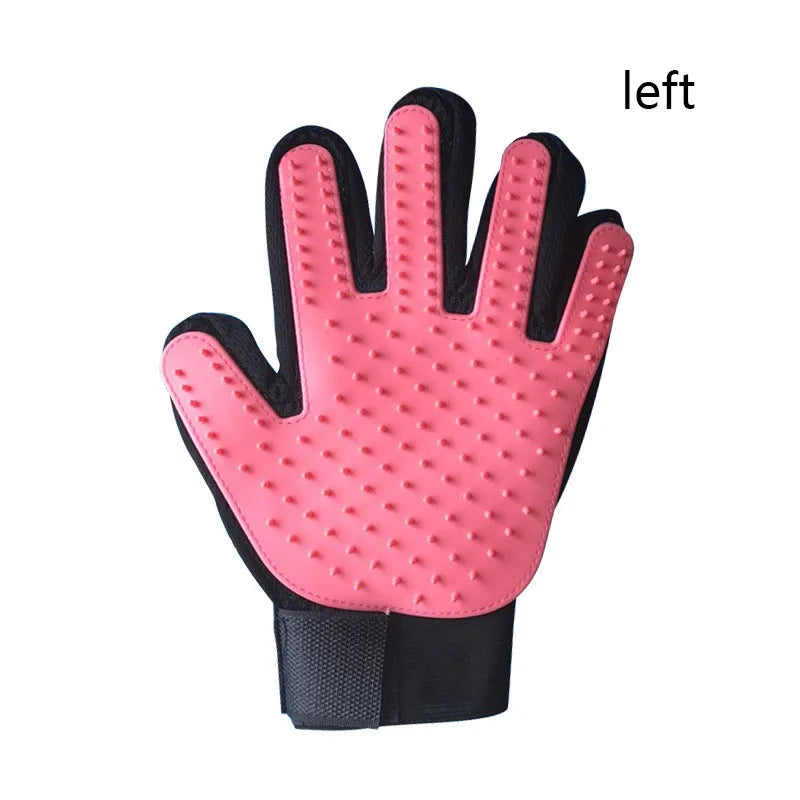 Silicone Pet Grooming Glove – Single Right-Hand Deshedding Brush & Massage Mitt for Dogs & Cats, 16×24 cm (6.3×9.4 in)