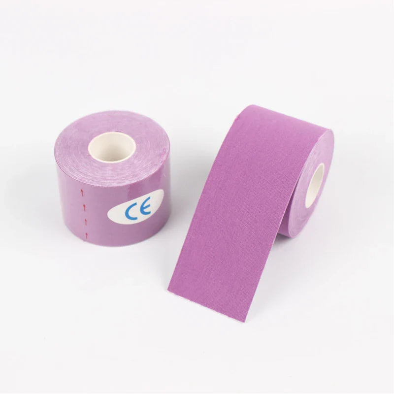 Kinesio Tape Elastic Sports Kinesiology Tape for Muscle & Knee Pain Relief - Athletic Recovery 2.5/5/7.5/10 cm (1/2/3/4 in)