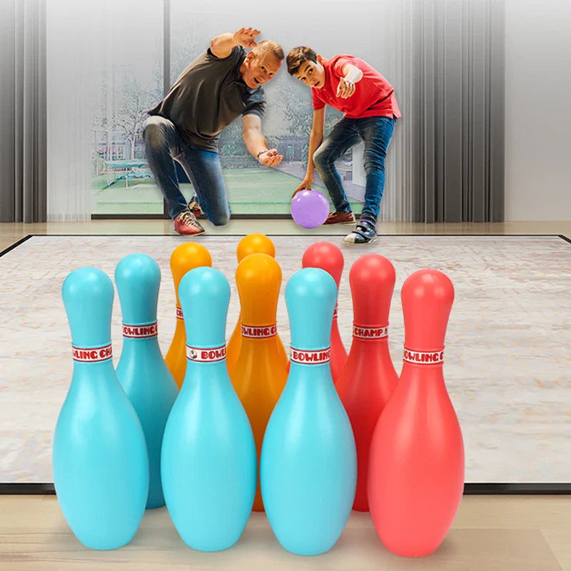 Kids Plastic Bowling Set – Colorful Pins & Balls for Indoor & Outdoor Family Game