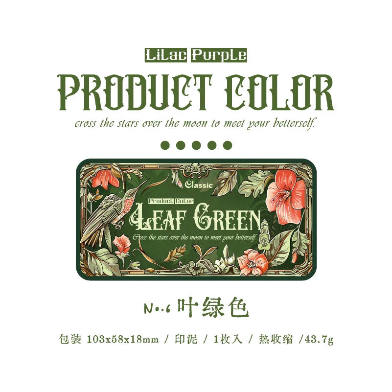Retro Gothic Ink Pad for DIY Crafts & Scrapbooking – for Rubber and Wooden Stamps, Paper Stationery
