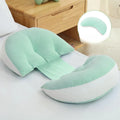 U-Shaped Maternity Pillow for Pregnancy - Side Sleeping Belly & Waist Support