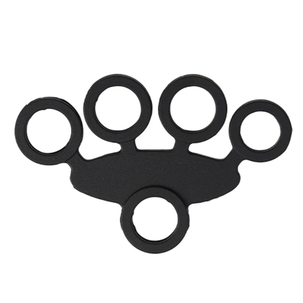 5-Finger Silicone Finger Strengthener Ring – Hand Grip & Finger Exerciser for Rehab, Guitar Practice, Stress Relief