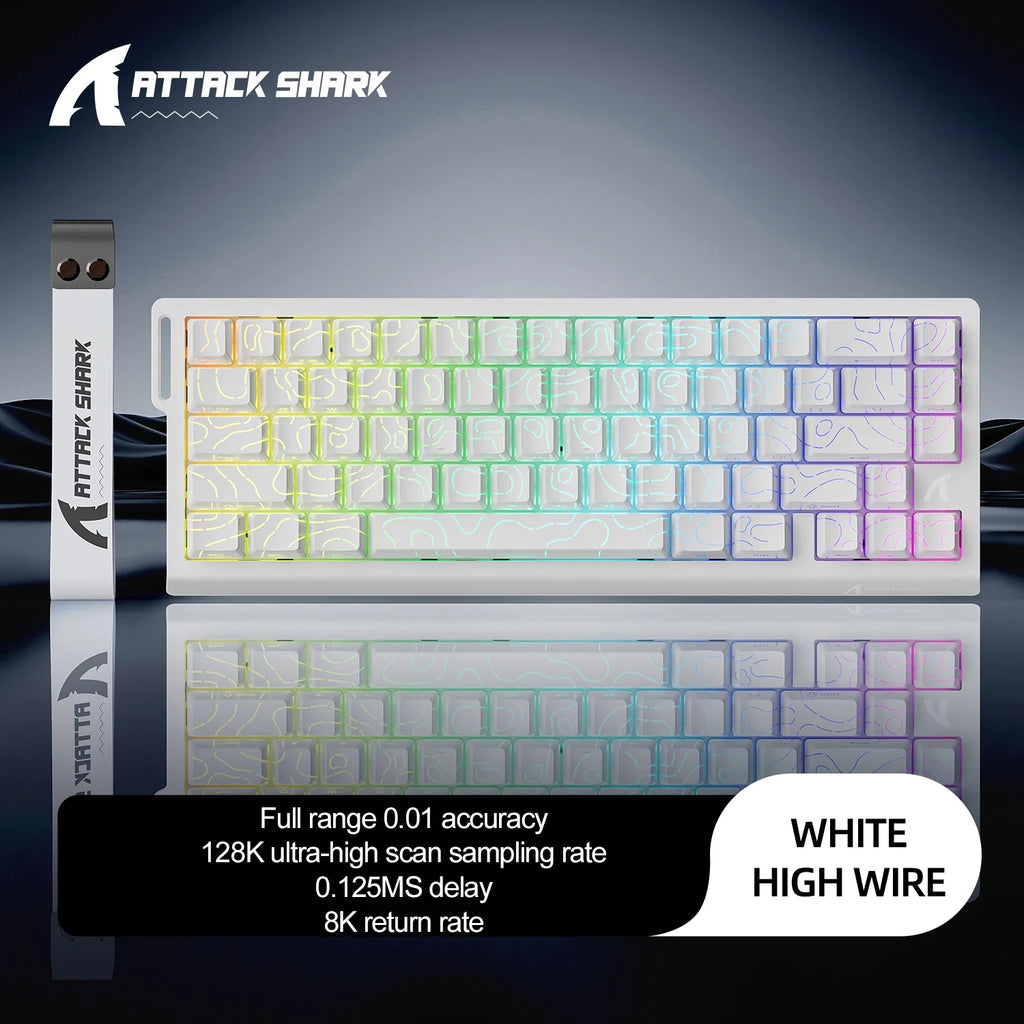 Magnetic Mechanical Gaming Keyboard 68-Key Compact Hot-Swap RGB Wired 8000Hz 0.125ms Response