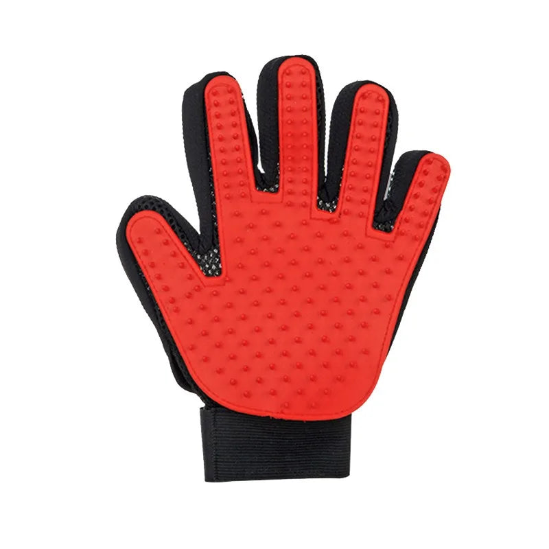 Multicolor Silicone Pet Grooming Gloves for Cats and Dogs – Reusable Hair Removal Mitt