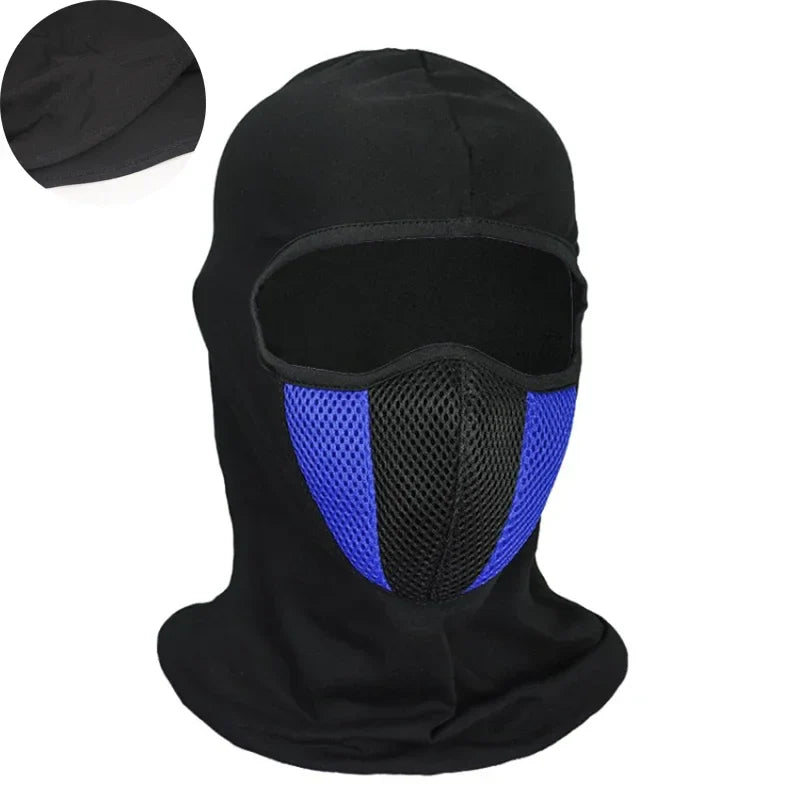 Breathable Motorcycle Balaclava Full-Face Mask Motocross Motorbike Riding Hood & Neck Gaiter