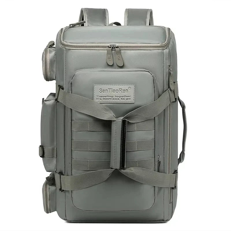 Large Capacity Sports Backpack with Wet/Dry Separation - Travel Gym Bag for Yoga, Fitness & Fishing (32 x 21 x 54 cm / 12.6 x 8.3 x 21.3 in)