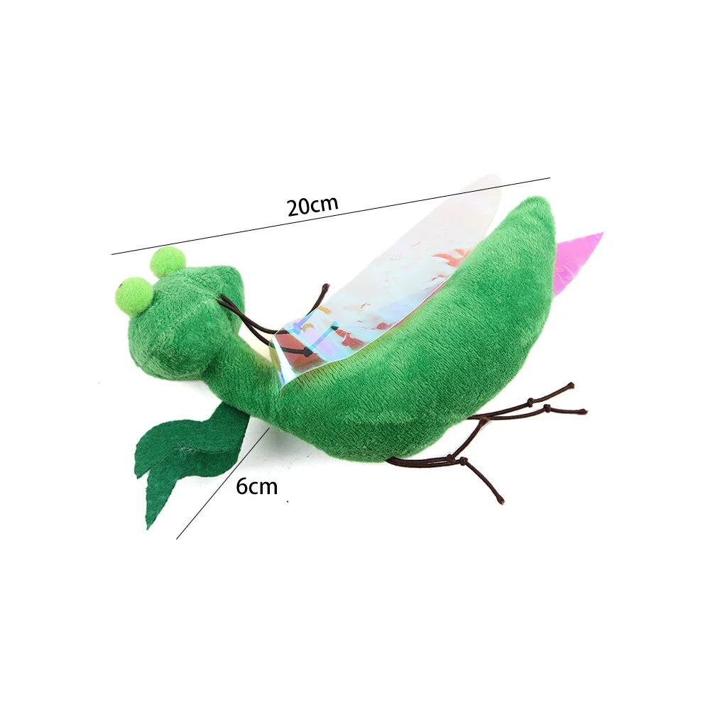 Caterpillar Cat Chew Toy with Catnip & Silvervine — Interactive Dental Molar Teaser for Cats & Kittens