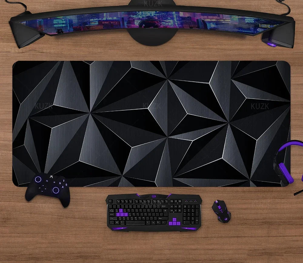Large Gaming Mouse Pad Desk Mat XL Extended Keyboard & Mouse Pad — 30x80 / 40x90 / 50x100 cm (11.8x31.5, 15.7x35.4, 19.7x39.4 in)