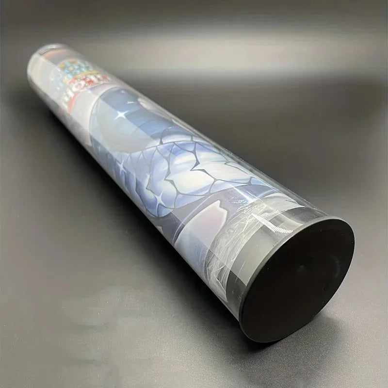 60mm (2.36 in) Clear PVC Card Holder and Mat Storage Tube for PTCG Games