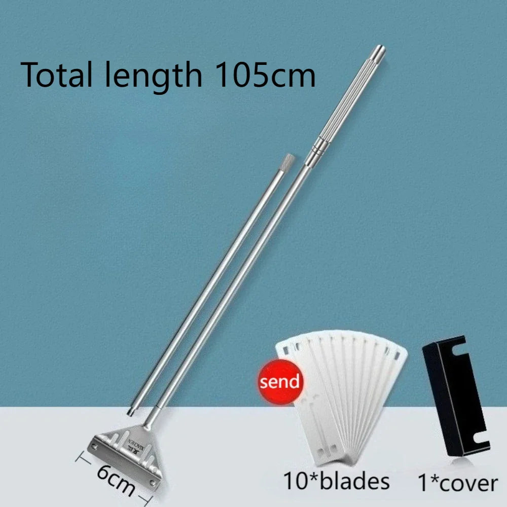 Fish Tank Algae Scraper – Stainless Steel & Carbon Fiber Aquarium Glass Cleaner
