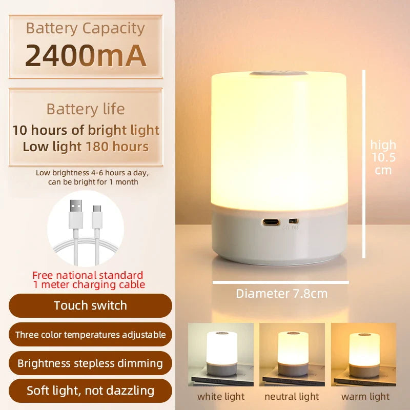 LED Motion Sensor Cabinet Light 15.7 in (40 cm) Dimmable Rechargeable Wireless Night Lamp for Kitchen Closet Wardrobe Living Room 3 Color Temperatures