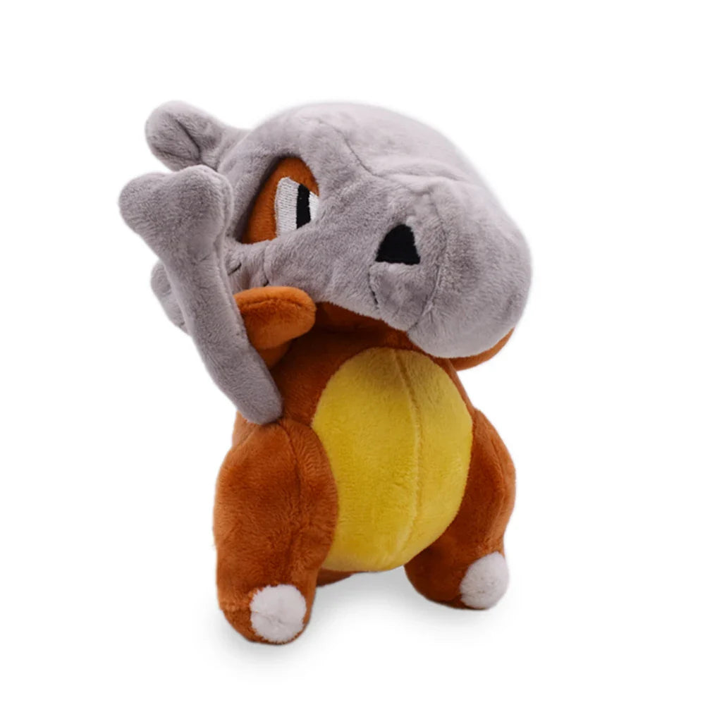 Cubone Plush Doll - 6.9 in (17.5 cm) Cartoon Game Stuffed Toy, Soft Birthday Gift