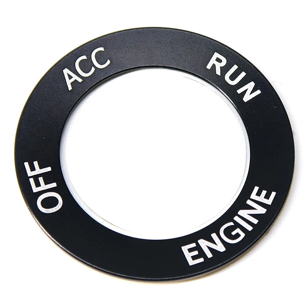 Aluminum Steering Wheel Button Trim Cover - Push Start/Stop Interior Accent for Charger Challenger RAM Durango