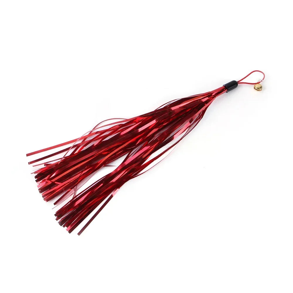 Interactive Cat Feather Toy Refill Kit – Feather Birds, Faux Worm & Foam Ball with Bell for Kittens