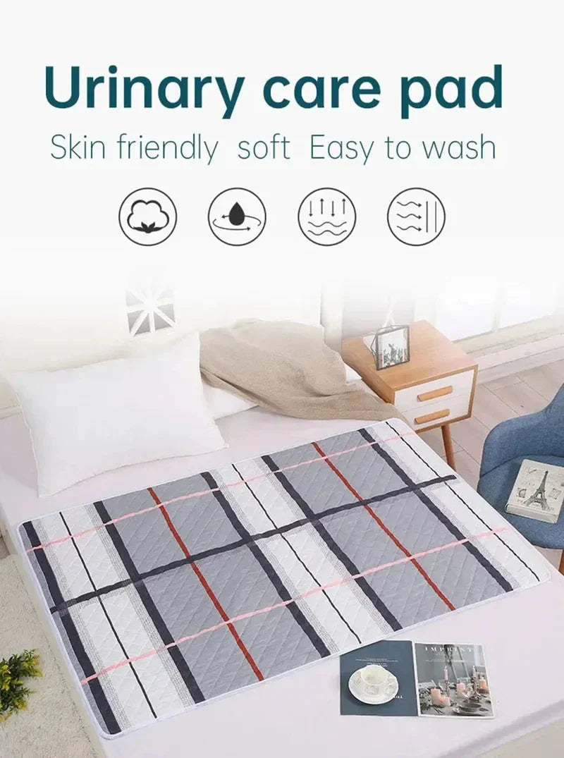 Washable Waterproof Baby & Toddler Mattress Protector Cute Cartoon Reusable Urine Pad 50×70 cm (19.7×27.6 in)