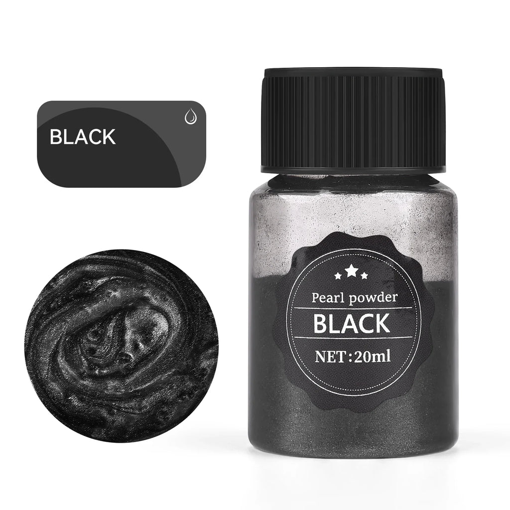 20ml (0.68 fl oz) Pearlescent Mica Powder - Pearl Pigment for Resin, Jewelry, Candles & Nail Art