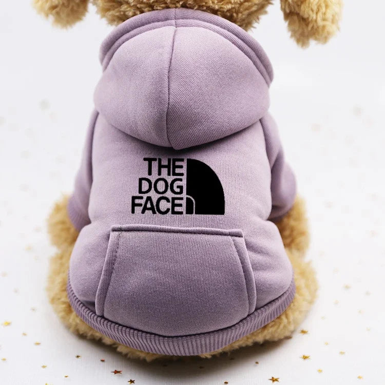 Autumn Winter Cowboy Pocket Two-Leg Pet Sweater Windproof Sports Jacket for Dogs & Cats