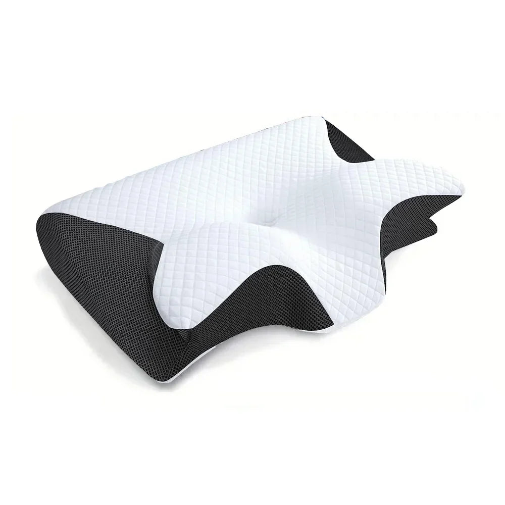 Butterfly Memory Foam Neck Pillow – Cervical Orthopedic Slow-Rebound Pillow for Sleep & Neck Support