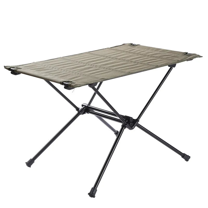 Portable Folding Camping Table Lightweight Oxford Fabric & Aluminum Picnic Desk for Outdoor Fishing Hiking