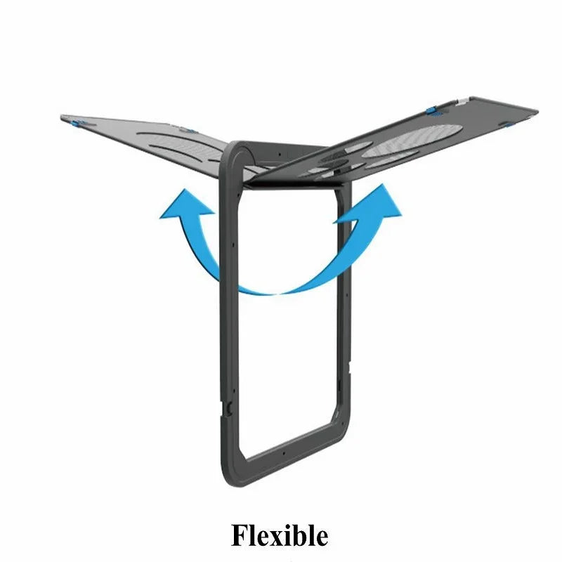 Lockable Pet Door for Dogs & Cats — Window or Gate Mount, Easy Install — Sizes L (24cm/9.4in x 29cm/11.4in) & XL (37cm/14.6in x 41cm/16.1in)