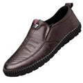 Men's PU Leather Loafers - Breathable Non-Slip Slip-On Casual Driving & Office Shoes