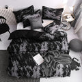 3-Piece Duvet Cover Set with 2 Pillowcases – 100% Polyester Quilt Cover Bedding for Single/Double/Queen/King Beds
