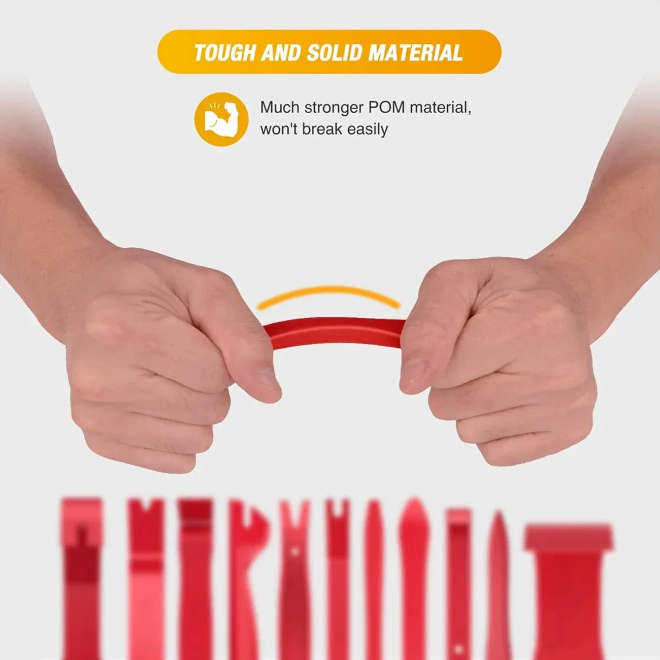 Car Interior Trim Removal Tool Kit — Non-Scratch Pry Tools for Door Clips, Fasteners, Dashboards & Audio Panels