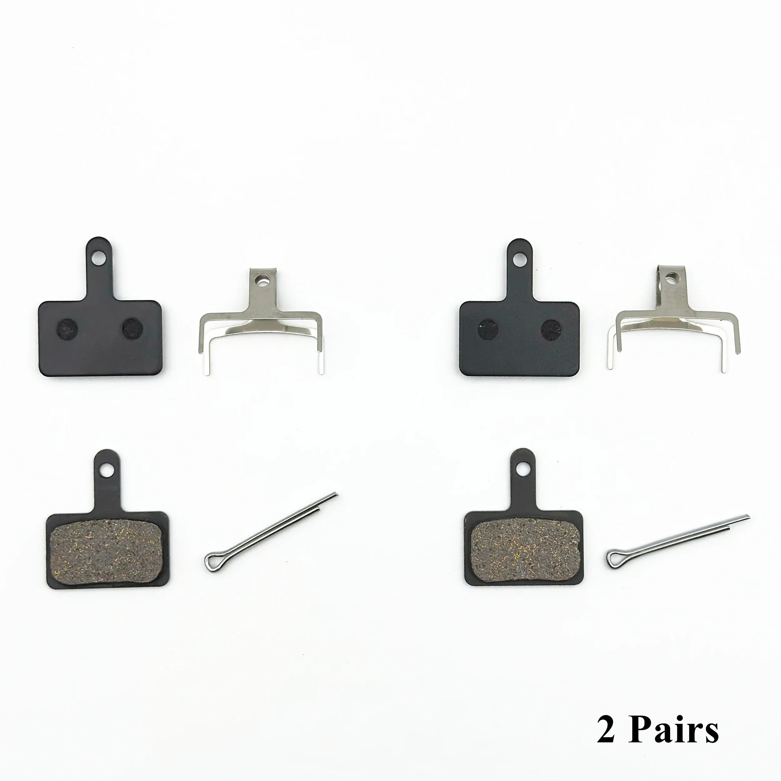 2/4/12-Pair Hydraulic Disc Brake Pads for Mountain Bikes — Resin, Semi-Metal & Ceramic Options