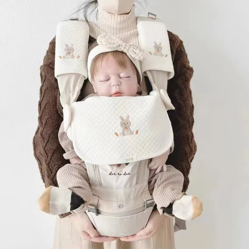 3-Pack Waterproof Muslin Cotton Baby Bibs & Burp Cloths Shoulder Pad Bite Cushion