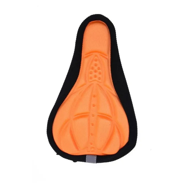 3D MTB Bike Saddle Cover 28 x 16 x 2 cm (11 x 6.3 x 0.8 in) — Breathable Foam & Gel Seat Cushion for Mountain & Road Bikes