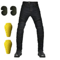 Men's Motorcycle Riding Jeans – Removable CE Knee & Hip Armor, All-Season Protective Racing Pants