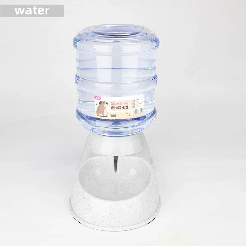 Large Capacity Automatic Pet Food and Water Bowl for Dogs & Cats