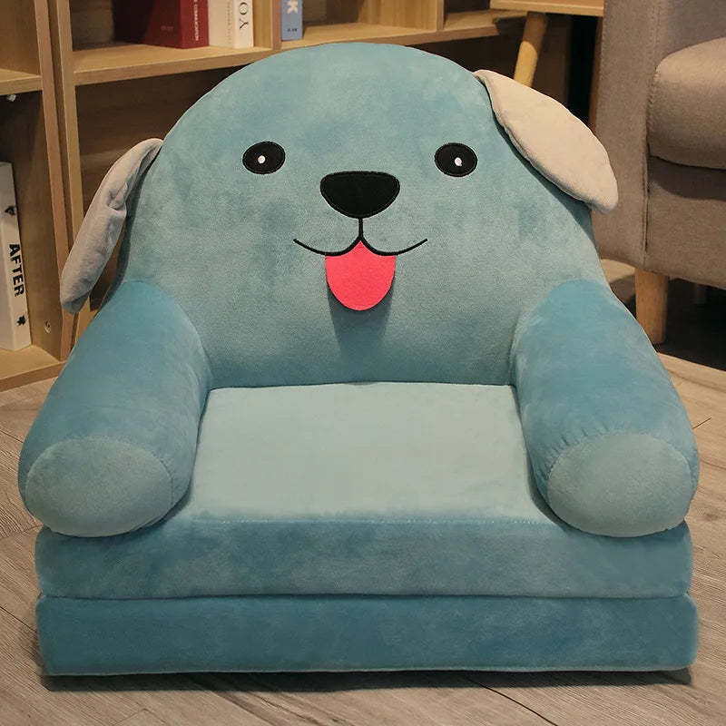 Children's Cartoon Folding Sofa Bed – Princess Toddler Convertible Chair