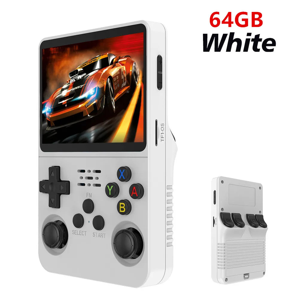Retro Handheld Game Console 3.5-Inch (8.9 cm) IPS Screen, 128GB Preloaded with 20,000 Games, Portable Linux Pocket Player