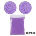 Baby Footprint Clay Kit Air-Dry 3D Hand & Footprint Keepsake DIY Non-Toxic Souvenir