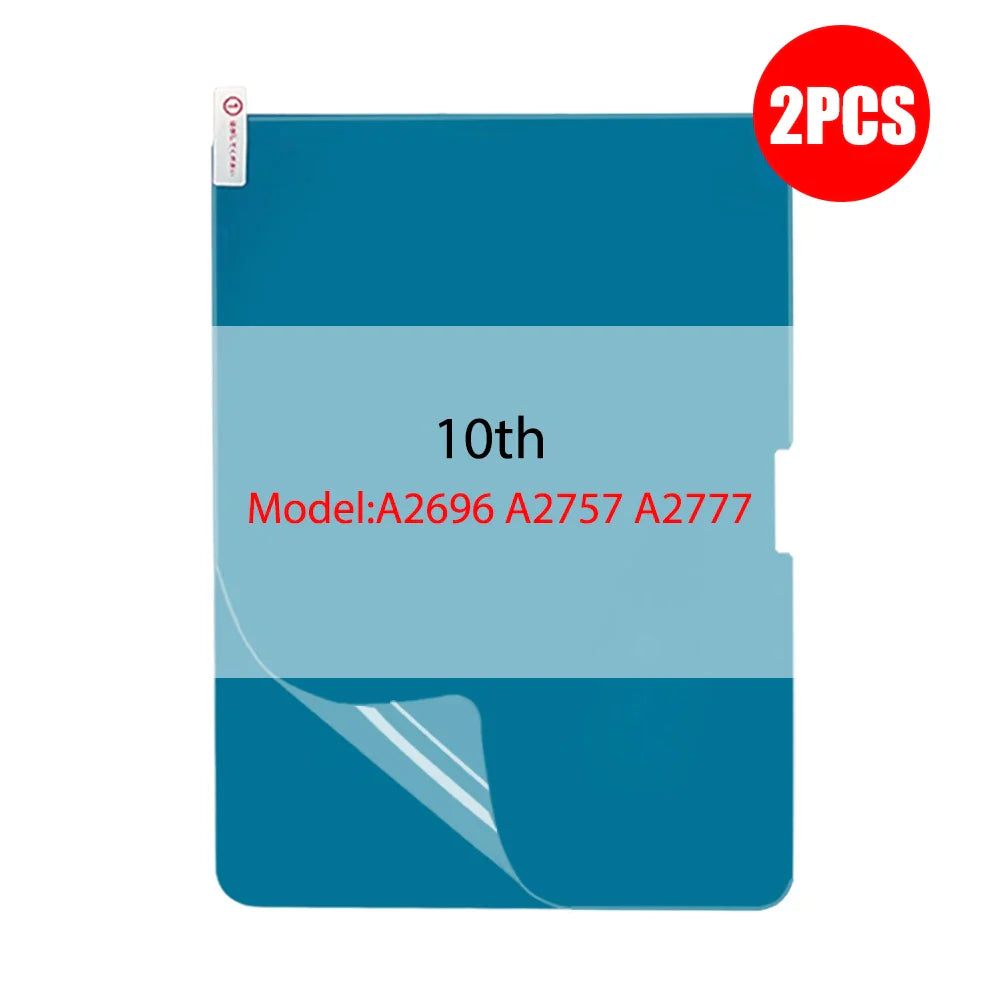 Paper-Feel Matte Screen Protector for 11-Inch (27.9 cm) iPad, 2-Pack PET Film, Anti-Glare, No Glass