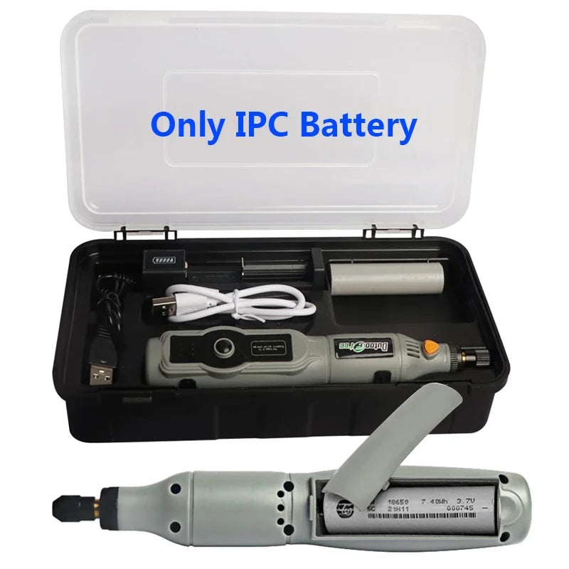 10W USB Cordless Mini Rotary Tool, 3-Speed Rechargeable Engraver & Mini Drill for DIY Woodworking & Crafts