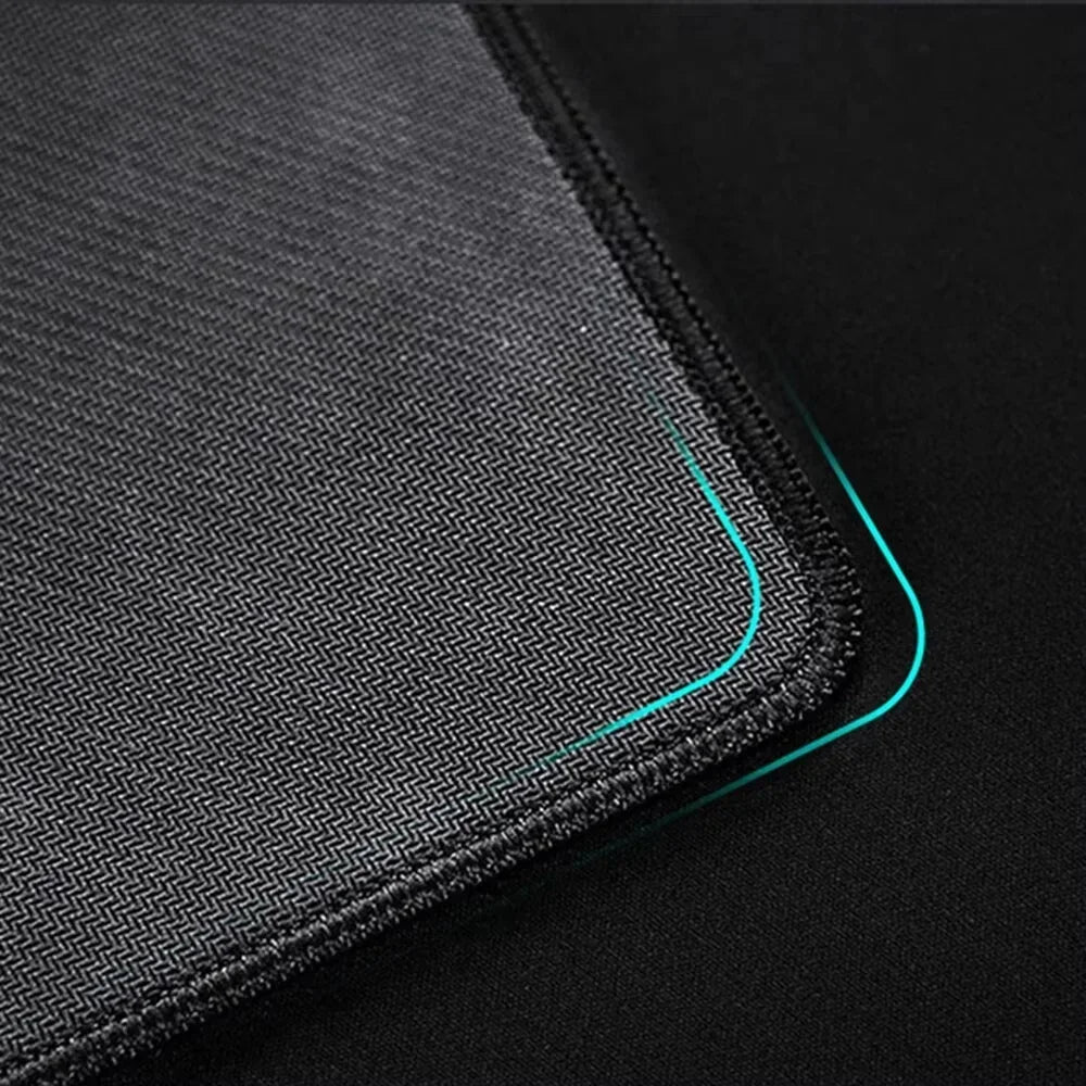 Gray Extended Mouse Pad – Stitched Edge XXL / Large Desk Mat, Non-Slip Rubber Gaming & Office Mousepad