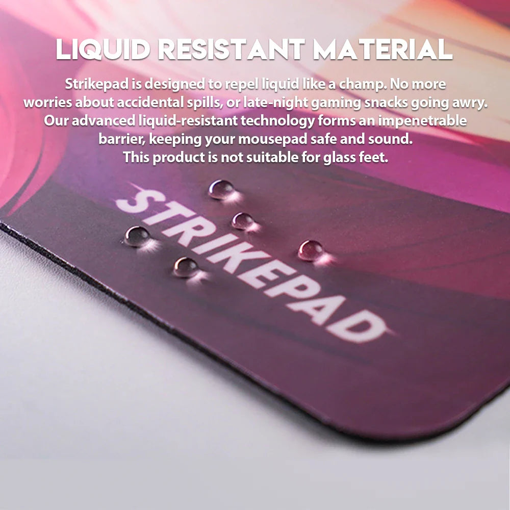 Holographic Gaming Mouse Pad 490 x 420 x 3 mm (19.3 x 16.5 x 0.12 in) Waterproof No-Edge Stitching