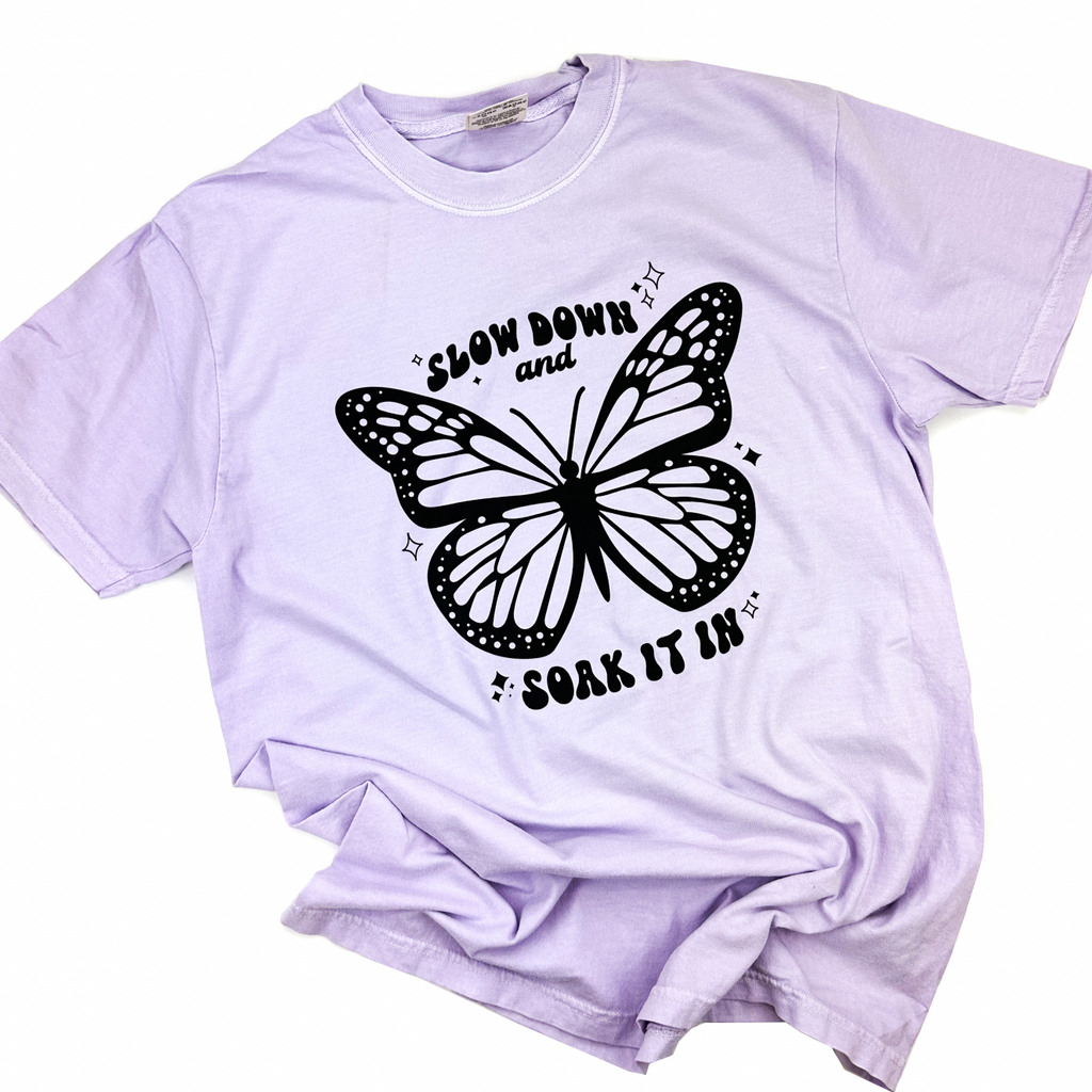 Orchid Comfort Colors® - Slow Down and Soak It In
