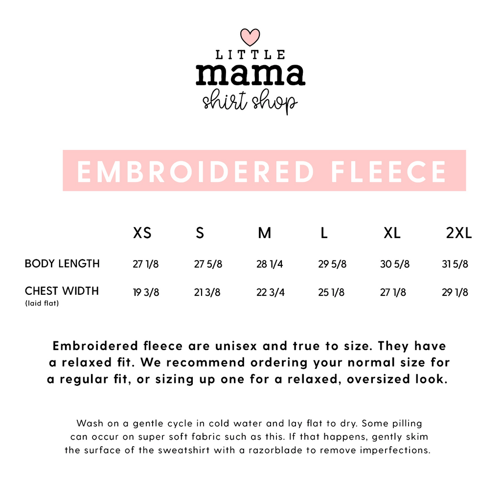 Embroidered SUPER-SOFT Fleece - "IN MY ___ ERA" - Enter Your Custom Name (Tone on Tone Thread)