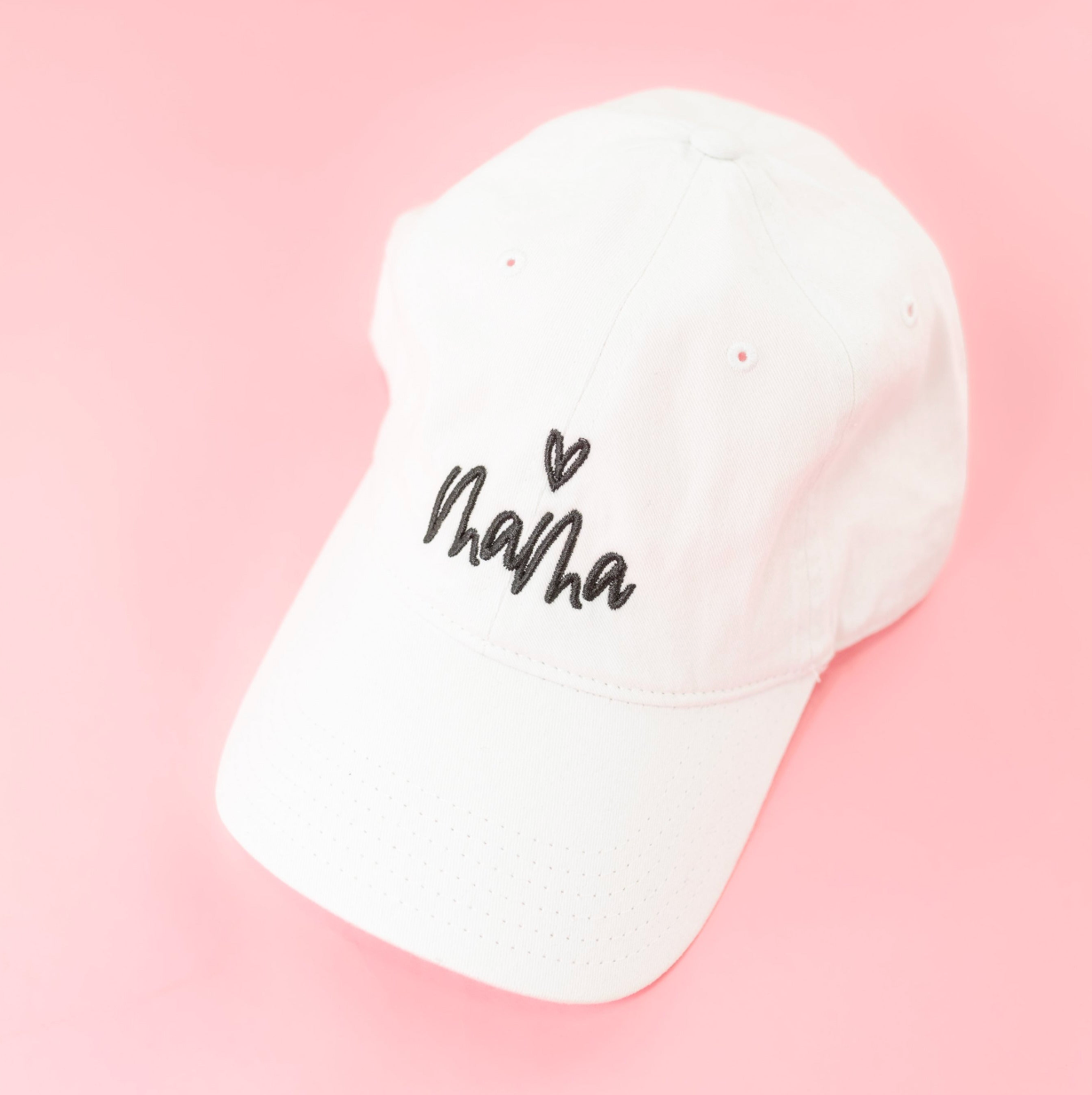 Mama (Heart Above) - Adult Baseball Cap
